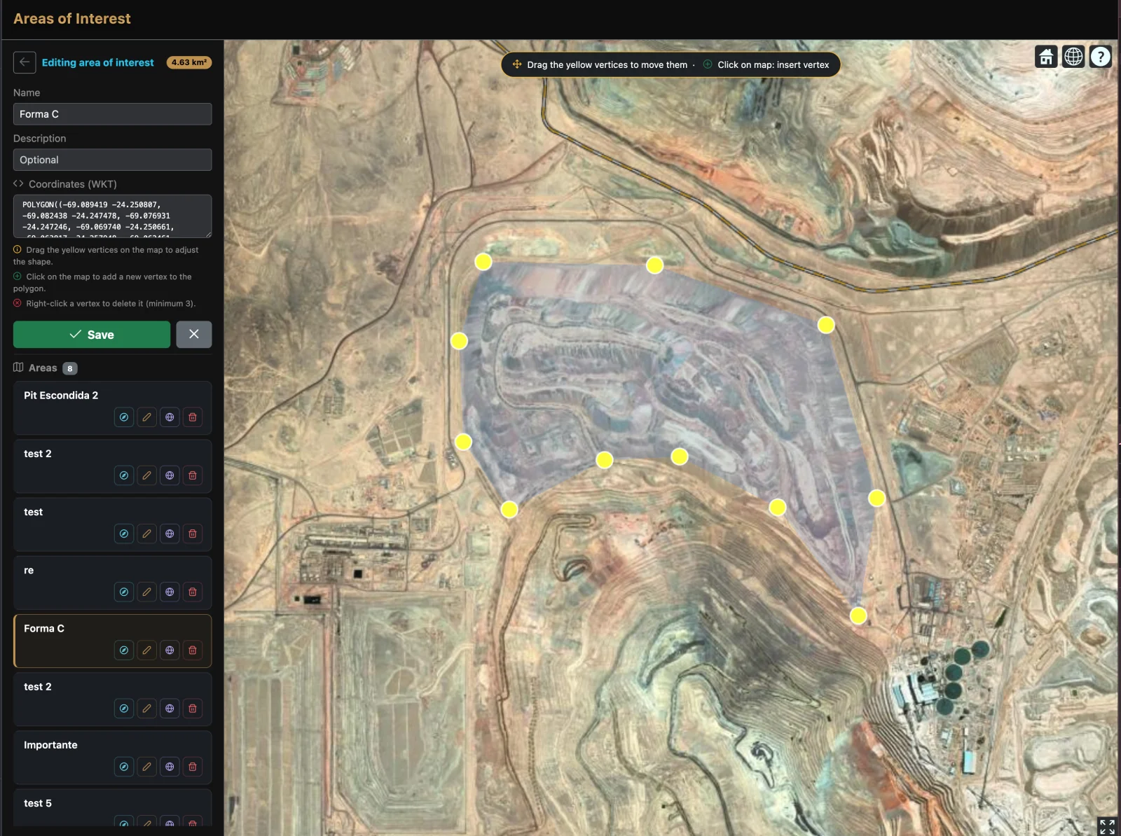 Every AOI, Drawn Over Real Satellite Imagery