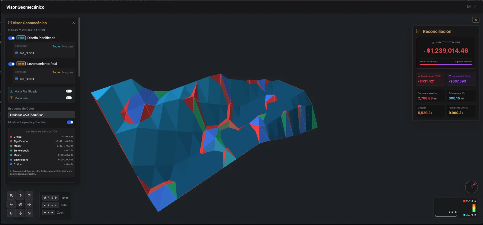 The 3D Design Viewer, With Impact Already Calculated